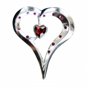 Romantic Heart Geocoin SS