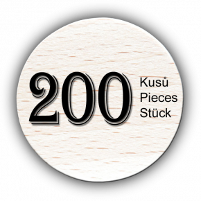 Buche massiv 200 stück