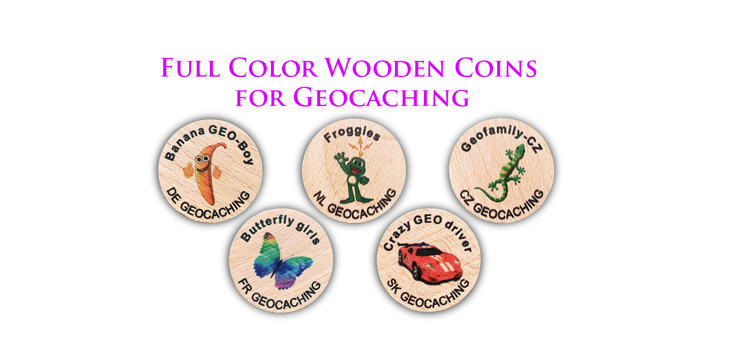 Full Color Wooden Coins